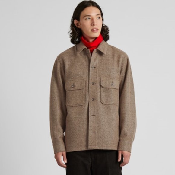 Uniqlo Men U Longsleeve Fleece Shirt 